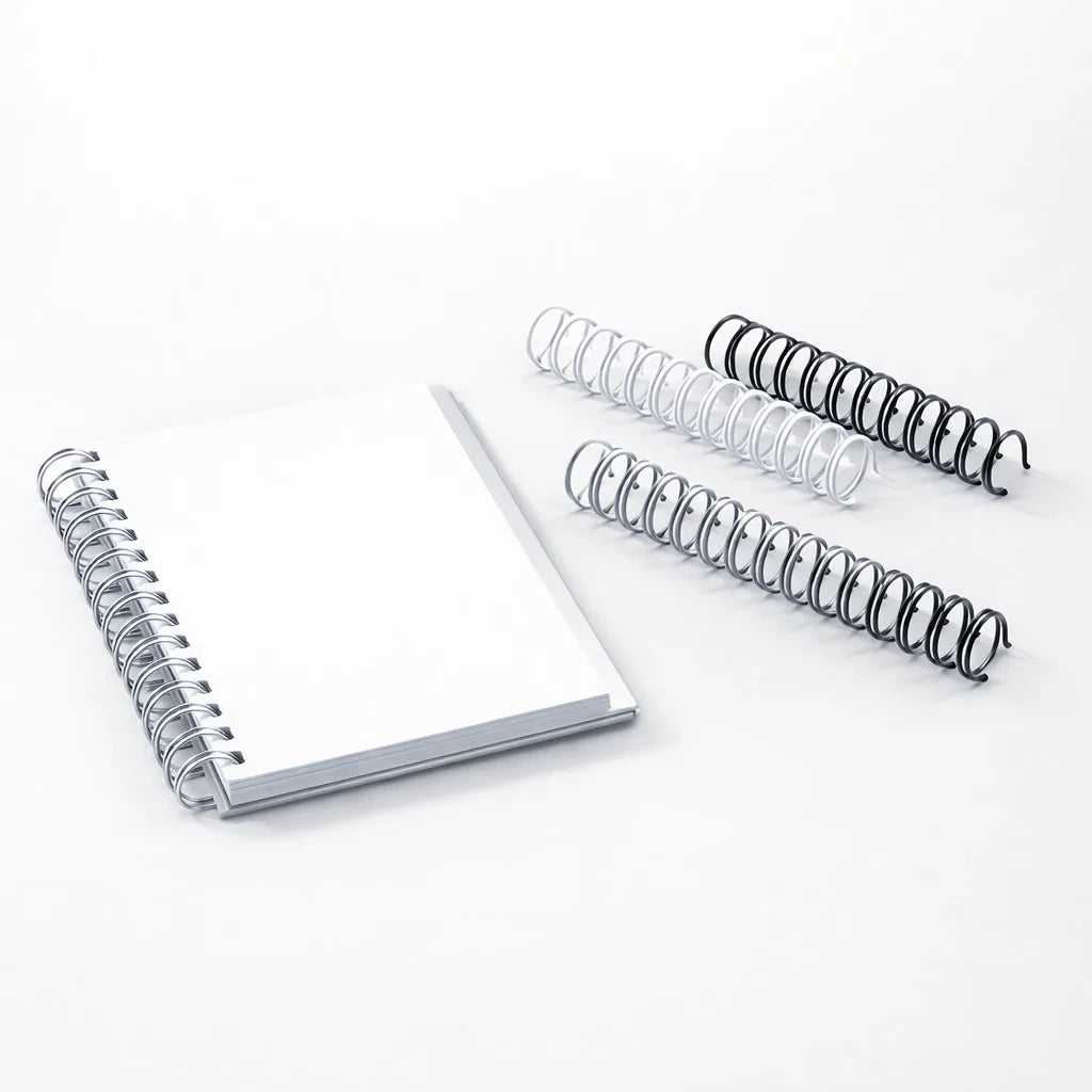 Wire-o, nr 9, A4 3:1 - silver